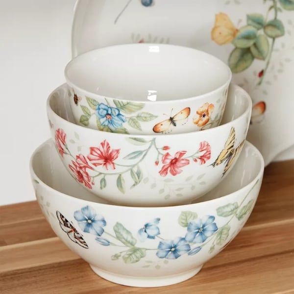 Set 6 bát cơm Lenox Butterfly Meadow 10.5cm