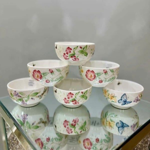 Set 6 bát cơm Lenox Butterfly Meadow 10.5cm