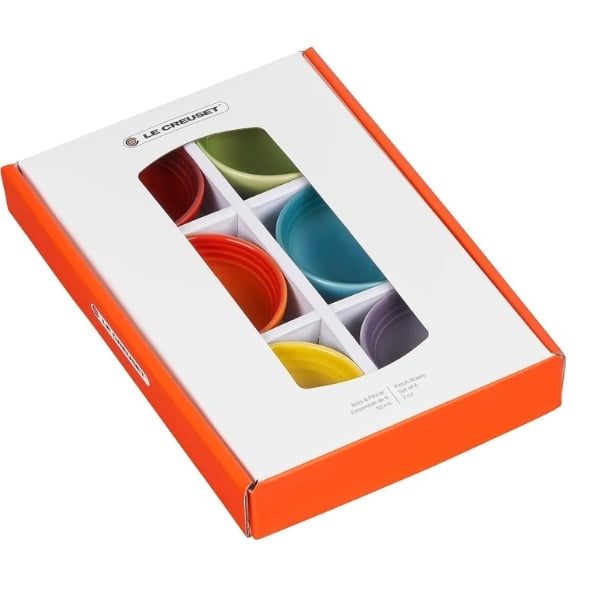 Set 6 bát đựng nước chấm Le Creuset cầu vồng 7cm 57ml