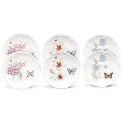  Set 6 đĩa Lenox Butterfly Meadow 15.2cm - Đĩa lót 817046 