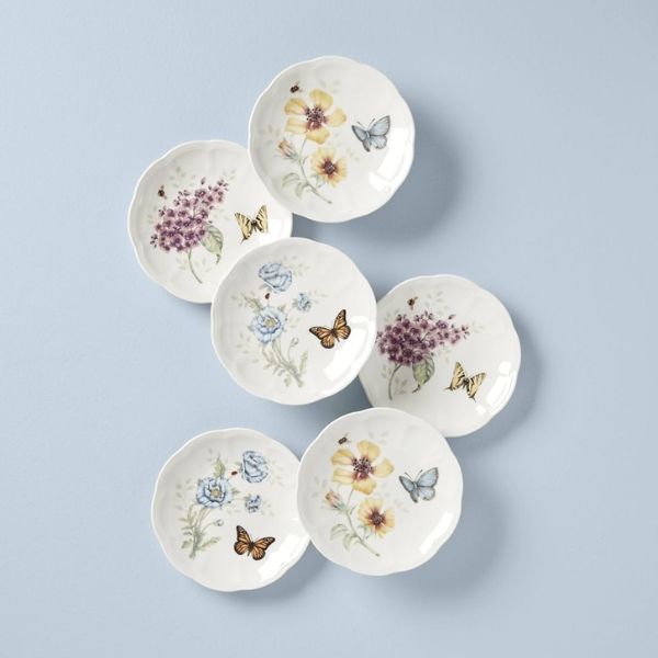 Set 6 đĩa Lenox Butterfly Meadow 15.2cm - Đĩa lót