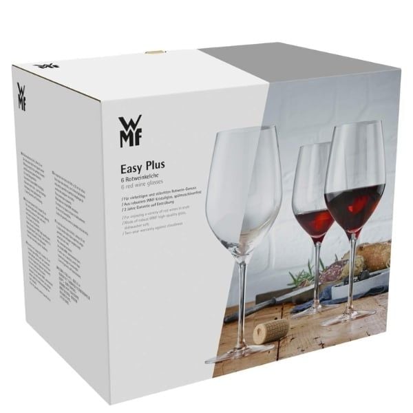 Set 6 ly vang đỏ WMF Easy Plus 450ml 0910039990