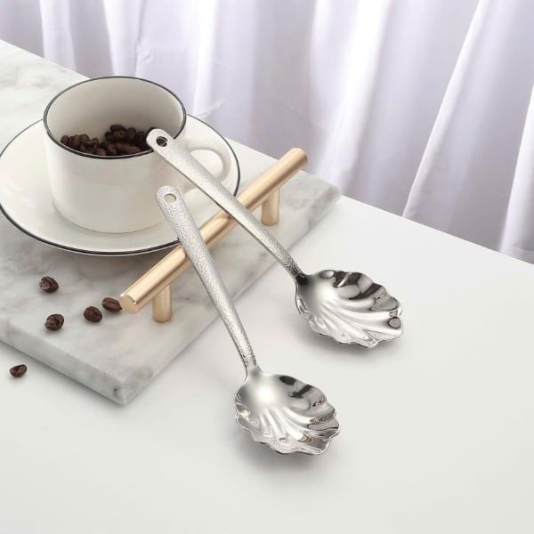 Set 6 thìa bánh ngọt vỏ sò N862