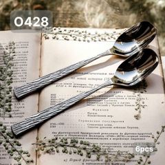  Set 6 thìa tráng miệng OYATTON SYLVA SPOON inox 18/10 O428 