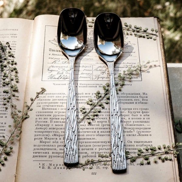 Set 6 thìa tráng miệng OYATTON SYLVA SPOON inox 18/10 O428