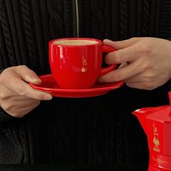  Set ấm pha cà phê Bialleti Moka kèm bộ 2 cốc 