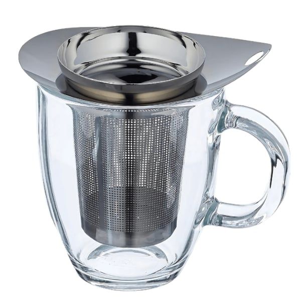 Set Cốc kèm lưới lọc trà Bodum 350ml - Made in EU