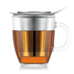  Set Cốc kèm lưới lọc trà Bodum 350ml - Made in EU 