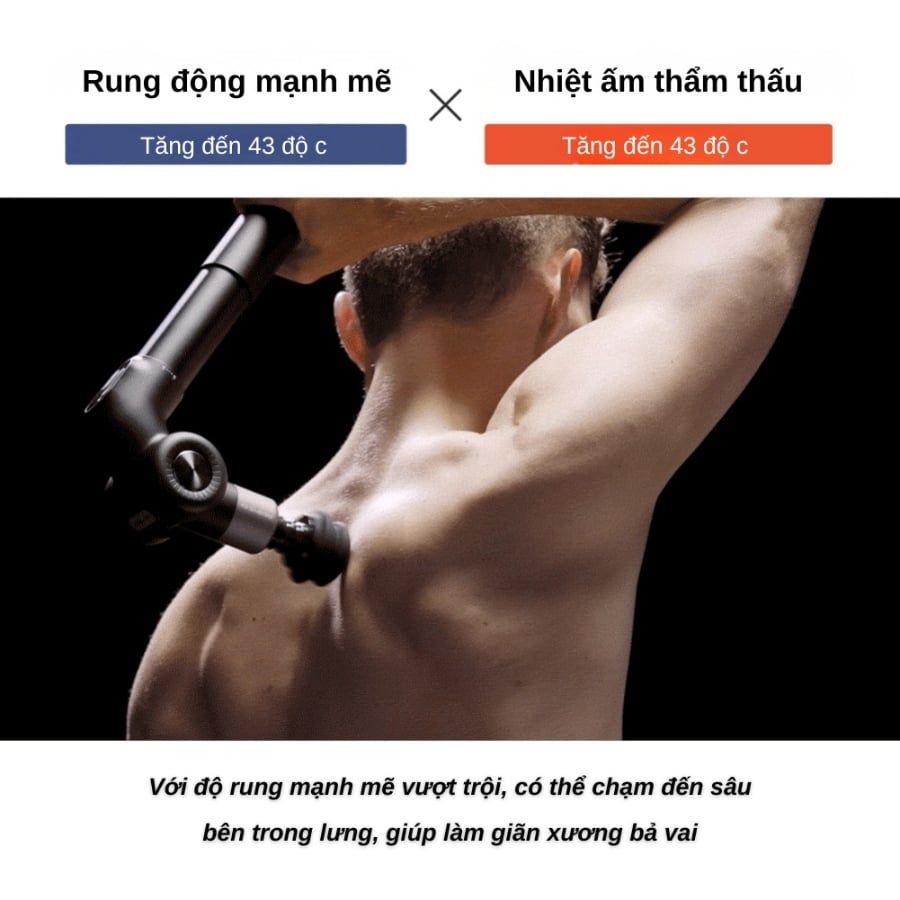 Súng massage Mytrex Rebive EX Pro giãn cơ