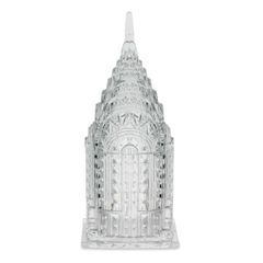  Thố pha lê mài Bohemia Building 30cm 