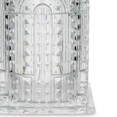  Thố pha lê mài Bohemia Building 30cm 