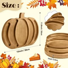  Thớt cắt kiêm khay phục vụ bí ngô The Pioneer Woman 35cm 