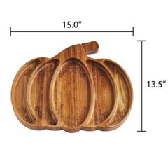  Thớt cắt kiêm khay phục vụ bí ngô The Pioneer Woman 35cm 