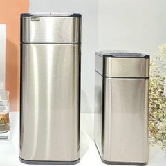  Thùng rác cảm biến cánh bướm Elpheco ELPH7534 30L - Màu inox/Màu trắng 