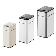  Thùng rác cảm biến cánh bướm Elpheco ELPH9811 20L - Trắng/Bạc/Kem 