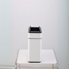  Thùng rác cảm biến Elpheco ELPH9809 9 lít mở 2 cánh - Màu inox/Kem 