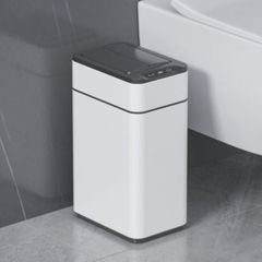  Thùng rác cảm biến Elpheco ELPH9809 9 lít mở 2 cánh - Màu inox/Kem 