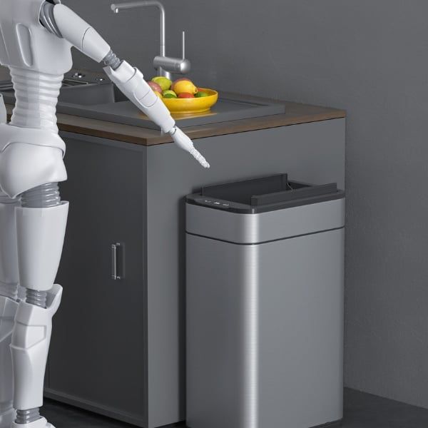 Thùng rác cảm biến Elpheco ELPH9809 9 lít mở 2 cánh