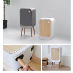  Thùng rác cảm biến Elpheco ELPH9716 – 20L màu xám có chân 