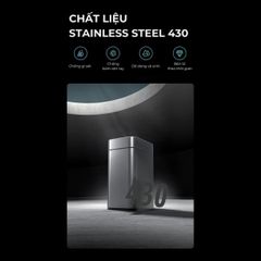  Thùng rác cảm biến Elpheco TwinLid Led 15L ELPH9830 