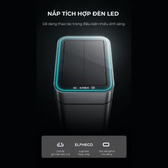  Thùng rác cảm biến Elpheco TwinLid Led 15L ELPH9830 
