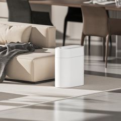  Thùng rác cảm biến phòng tắm Elpheco Twinlid 9L ELPH6737 hút túi rác 