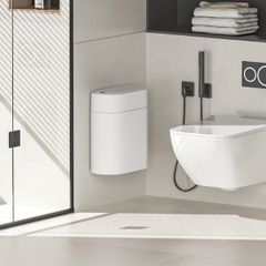  Thùng rác cảm biến phòng tắm Elpheco Twinlid 9L ELPH6737 hút túi rác 