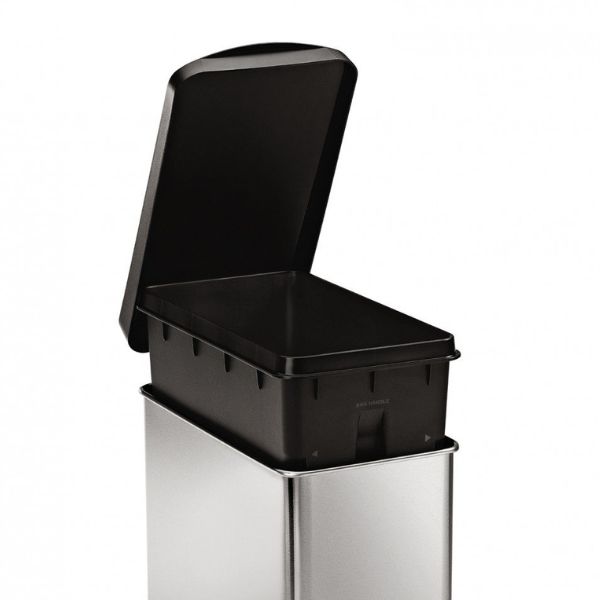 Thùng rác đạp chân chữ nhật Simplehuman 10L