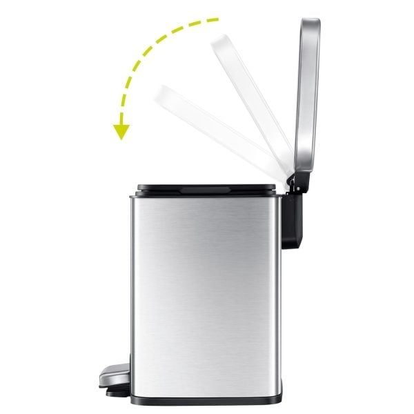 Thùng rác đạp chân EKO Madison EK9361MMT 6L chống bám vân