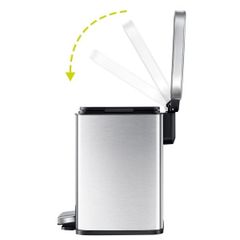  Thùng rác đạp chân EKO Madison EK9361MMT 6L chống bám vân mặt inox 