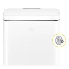  Thùng rác đạp chân EKO Madison EK9361P-6L-MW chống bám vân - Màu trắng 