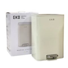  Thùng rác đạp chân EKO marina EK9161MP-15L 15 lít Màu Kem 