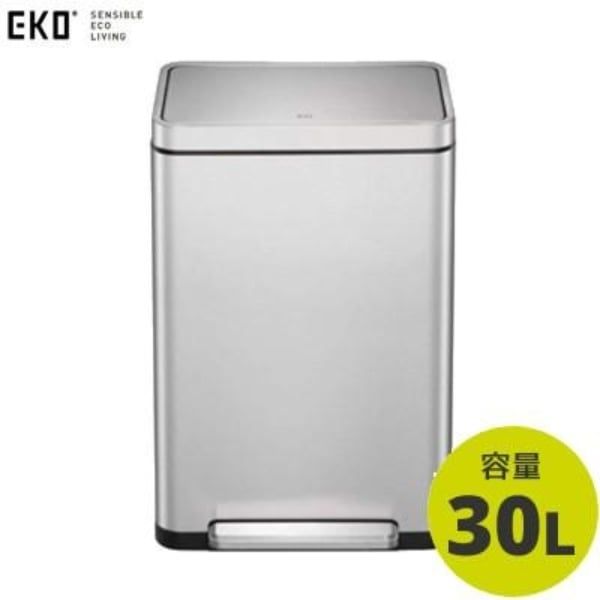 Thùng rác đạp chân EKO X Cube EK9368MT dung tích 30L chống bám vân tay