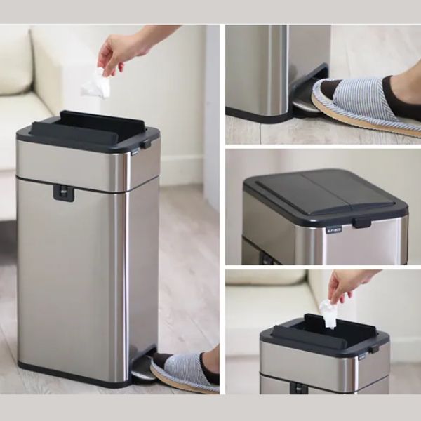 Thùng rác đạp chân Elpheco ELPH3911 30 lít
