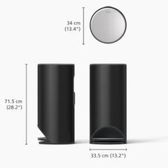  Thùng rác đạp chân Joseph Joseph 30149 30L - Màu Đen 