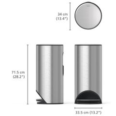  Thùng rác đạp chân Joseph Joseph 30150 30L - Màu Inox 