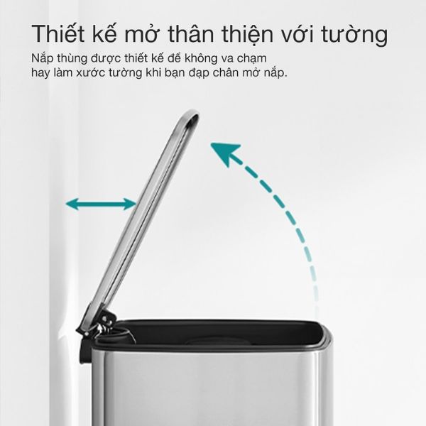 Thùng rác đạp chân Lumias LTC-20L 20 lít