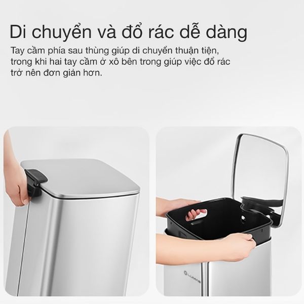 Thùng rác đạp chân Lumias LTC-20L 20 lít