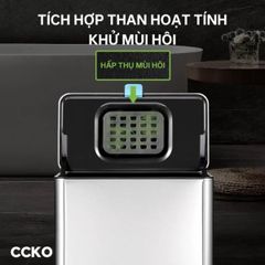  Thùng rác gắn cánh cửa tủ bếp CCKO CK9943 Dung tích 3L 