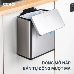  Thùng rác gắn cánh cửa tủ bếp CCKO CK9943 Dung tích 3L 