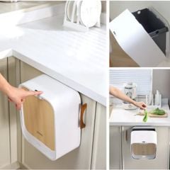  Thùng rác treo tủ bếp cảm biến Elpheco ELPH563 7L Màu Xám 