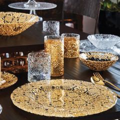  Tô IVV Arabesque Gold Leaf 25cm 