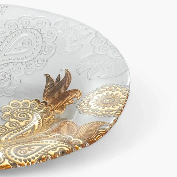 Tô IVV Pashmina Clear Gold 33cm pha lê cao cấp