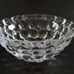  Tô pha lê Orrefors Raspberry 21cm 