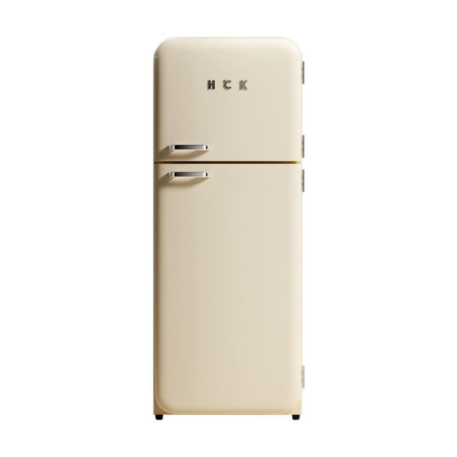 Tủ lạnh HCK BCD-192R-S 192L 2 ngăn (lạnh 143L, đông 49L) - Kem