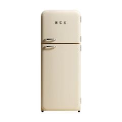  Tủ lạnh HCK BCD-192R-S 192L 2 ngăn (lạnh 143L, đông 49L) - Kem 