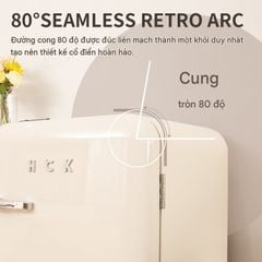 Tủ lạnh HCK GCD-401B-WS AuraTouch Smart View 401L (Ngăn lạnh 250L, ngăn đông 151L) 