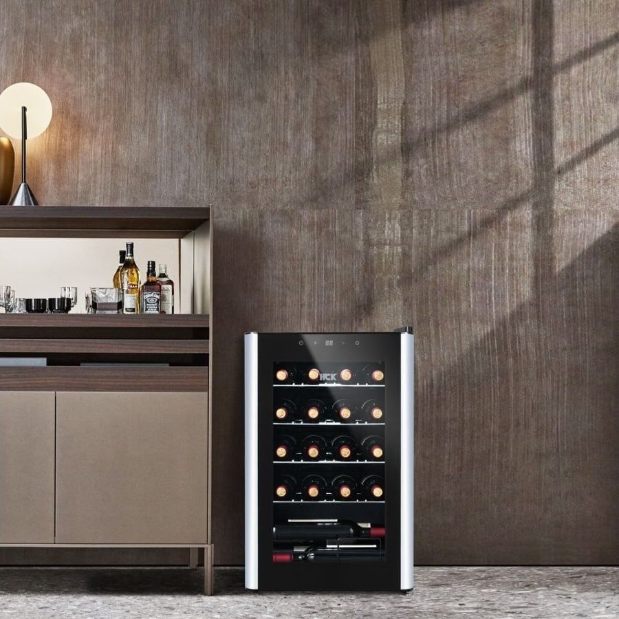 Tủ rượu HCK 70L SC-70-E mặt kính 22 chai