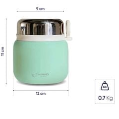  Ủ cháo Kaiyo 500ml inox 316 