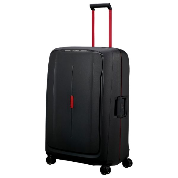 Vali Samsonite Essens - Màu Đen viền đỏ 3 size (size S 20 cabin/ M/ L)